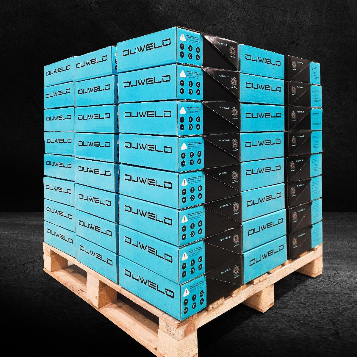 Schweißdraht auf Europalette oder Fassware