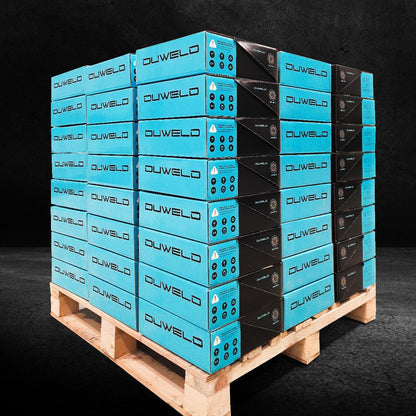 Schweißdraht auf Europalette oder Fassware